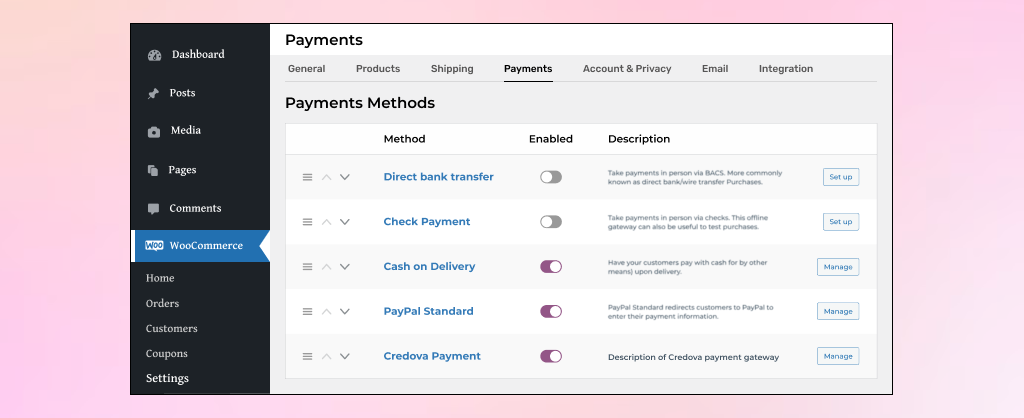 Set Up the WooCommerce payment gateway Plugin Structure