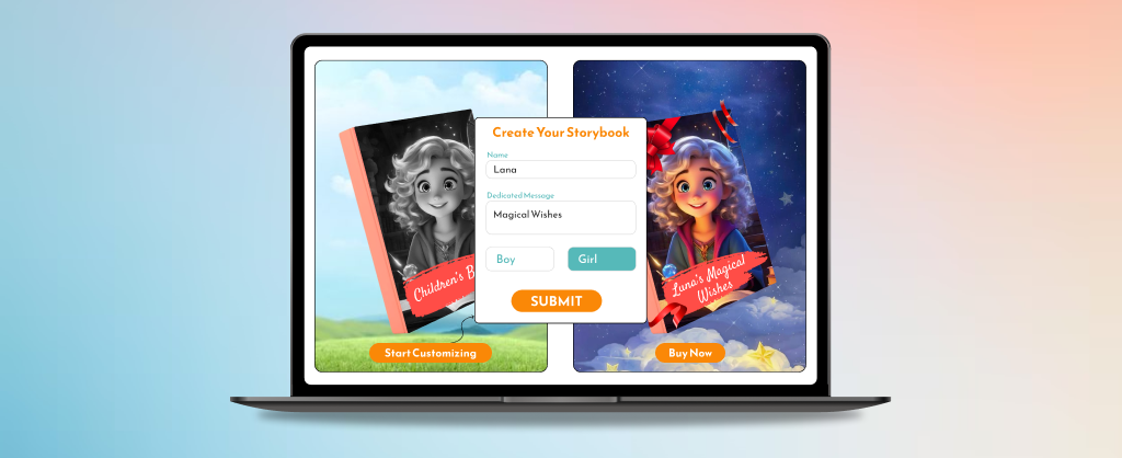 Guide to create a Personalized Storybook Store online