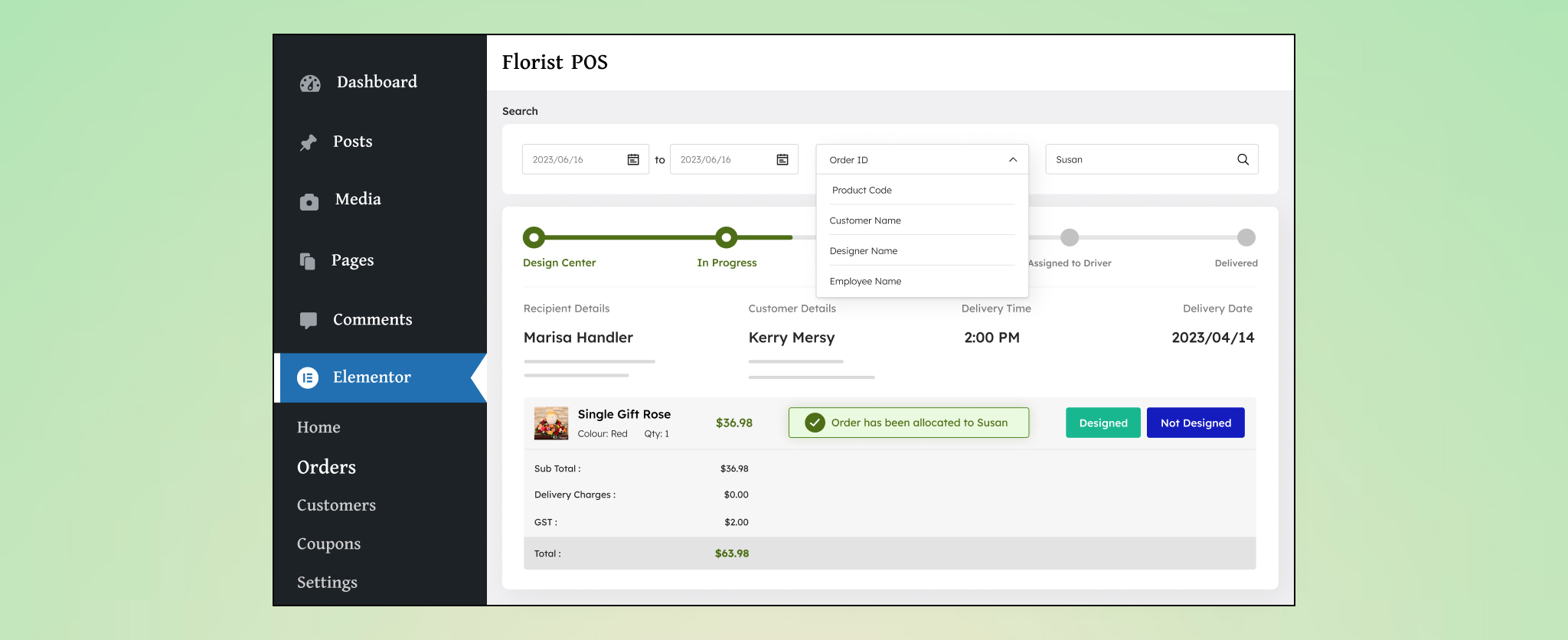 Order Fulfillment in POS system for WooCommerce 