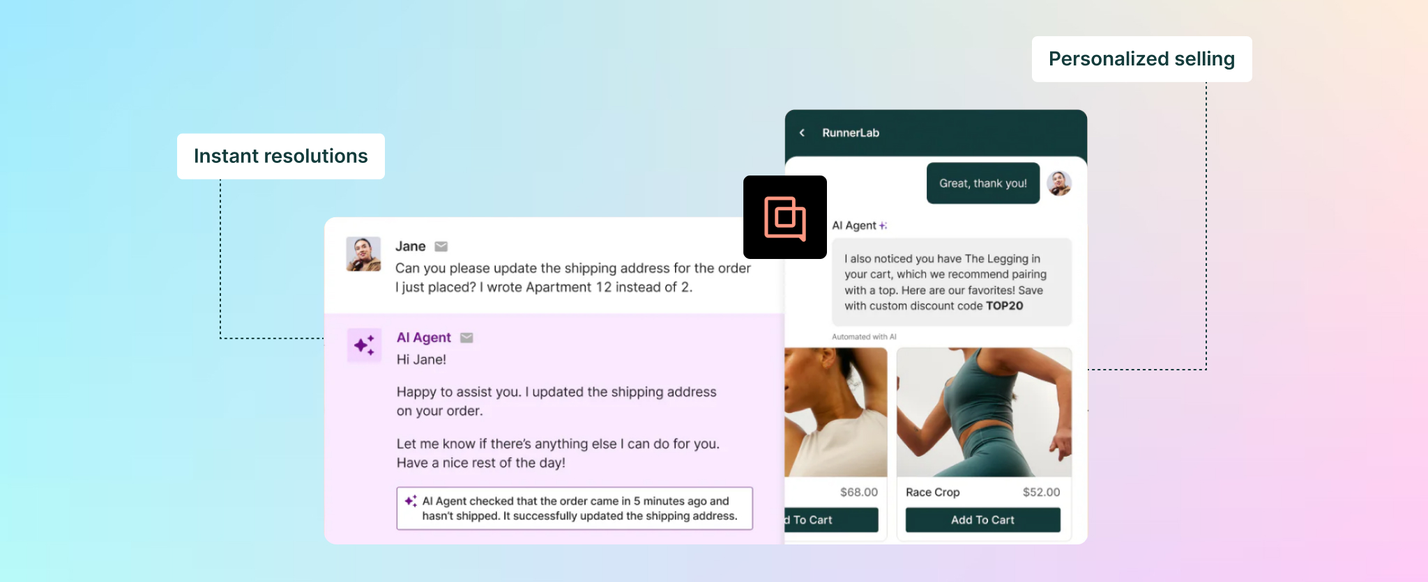 Gorgia app for Customer Support Automation
