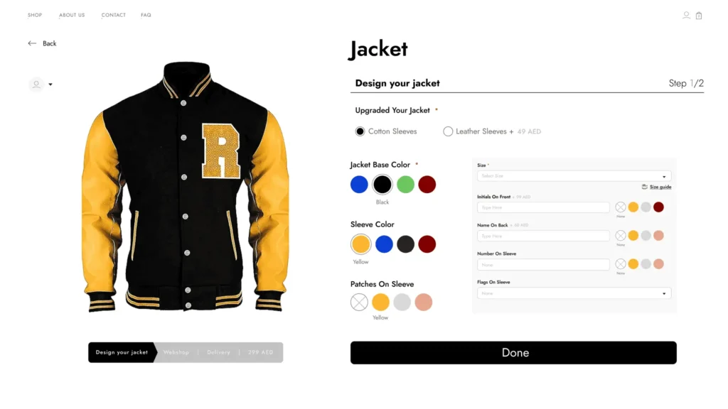 configuration options for Jacket
