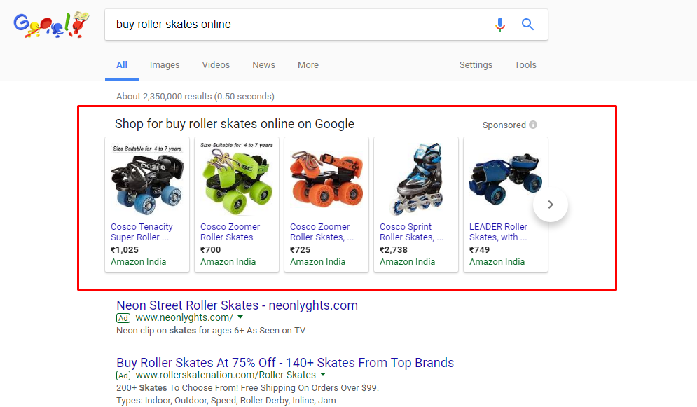 setup google shopping