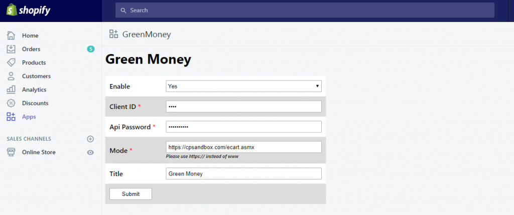greenmoney panel