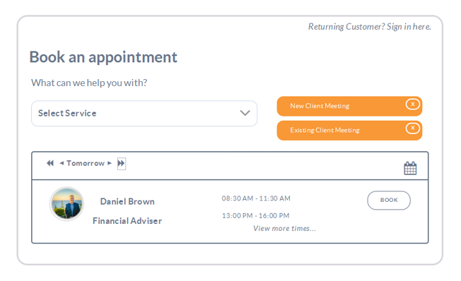 reactjs booking system frontend