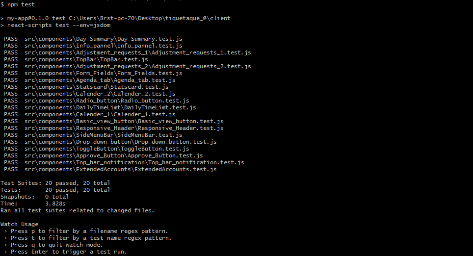 jest testing reactjs development