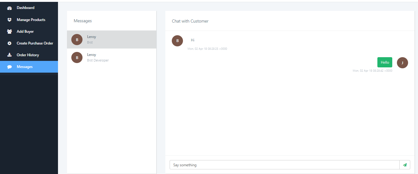 live chat for Shopify multi vendor app