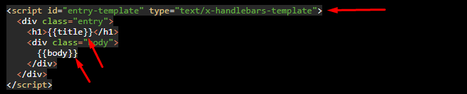Handlebars example