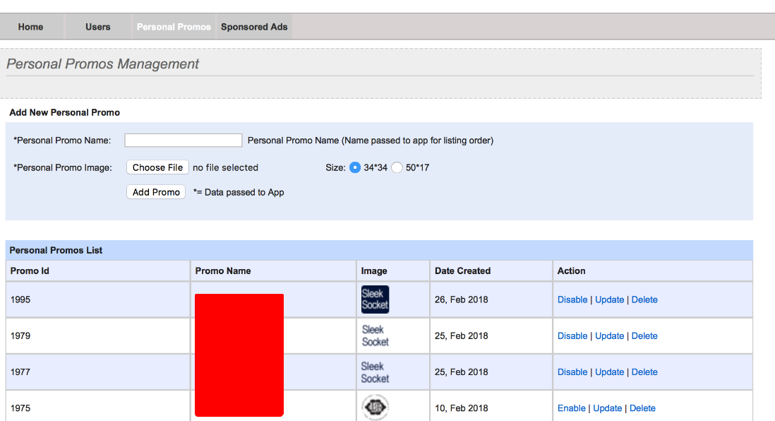 IMGR admin dashboard