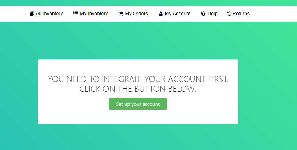 Supplier Account Setup