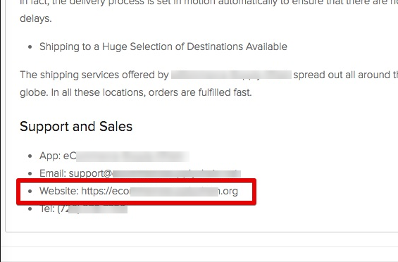 shopify app description