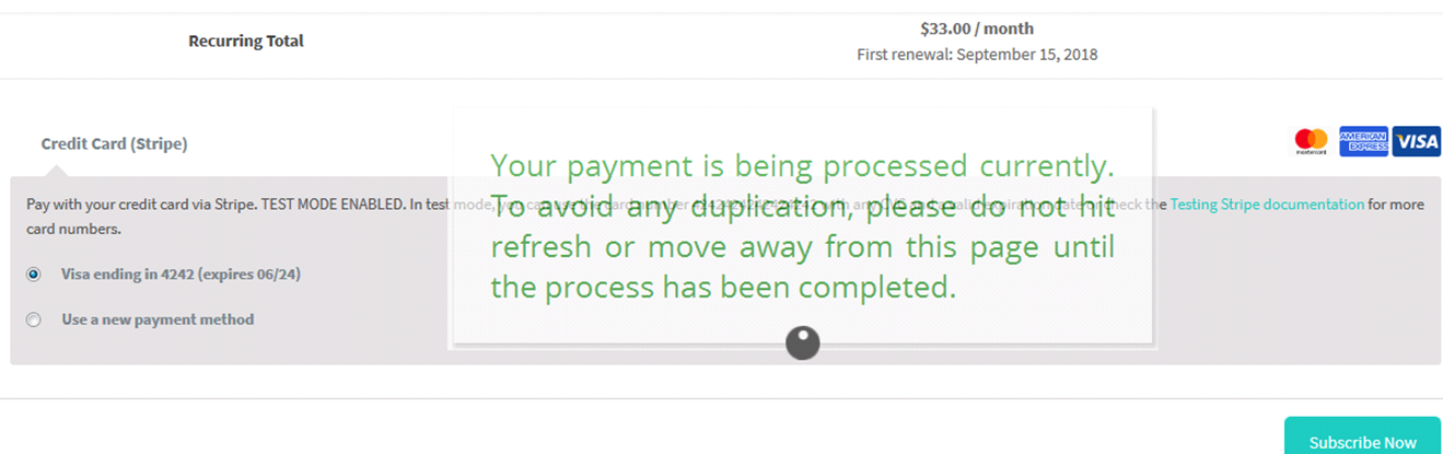 woocommerce membership payment