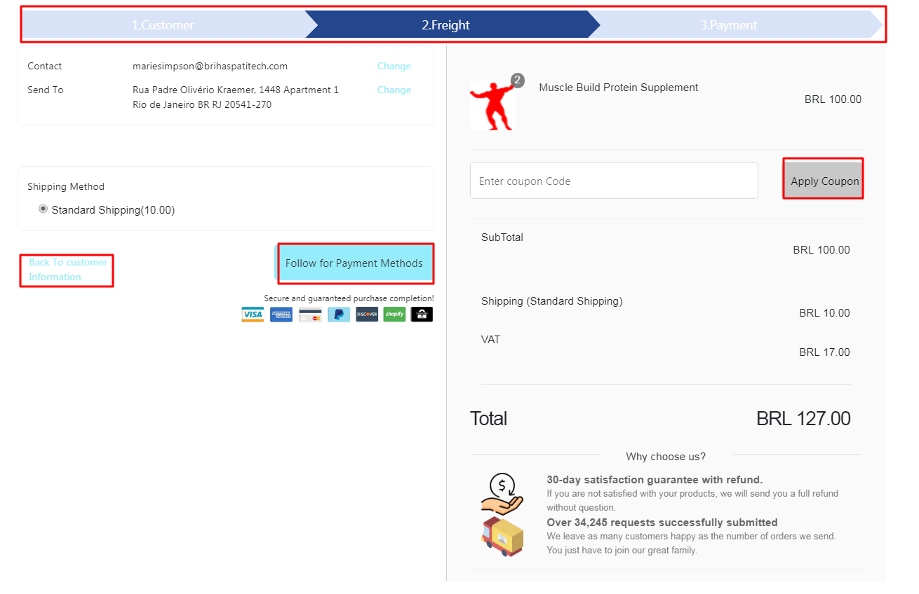 Shopify Checkout-Guided Experience