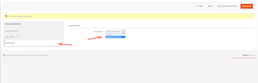 Access email addresses