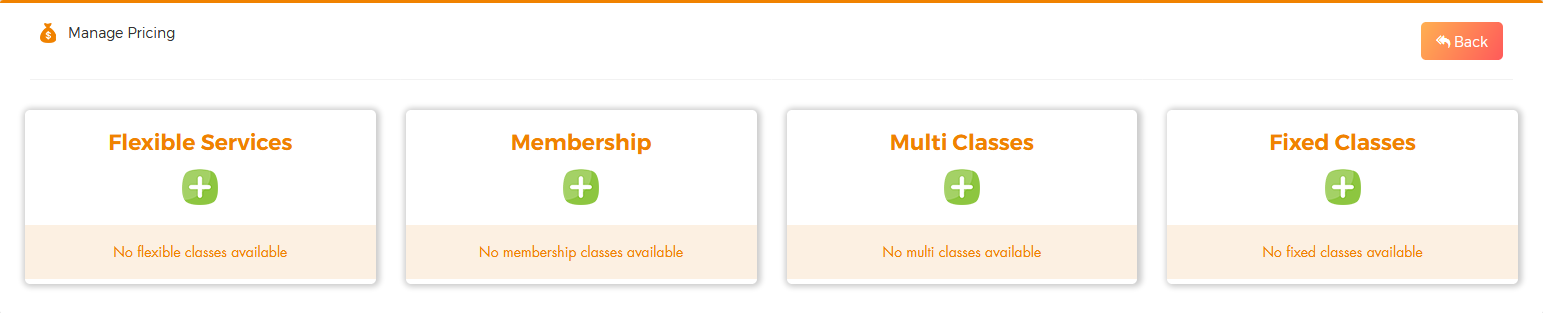 Manage Pricing