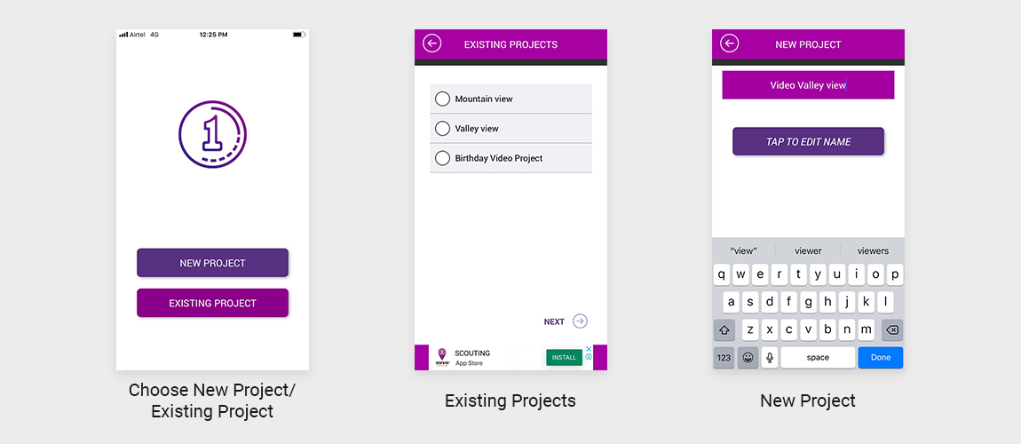 Selecting Project