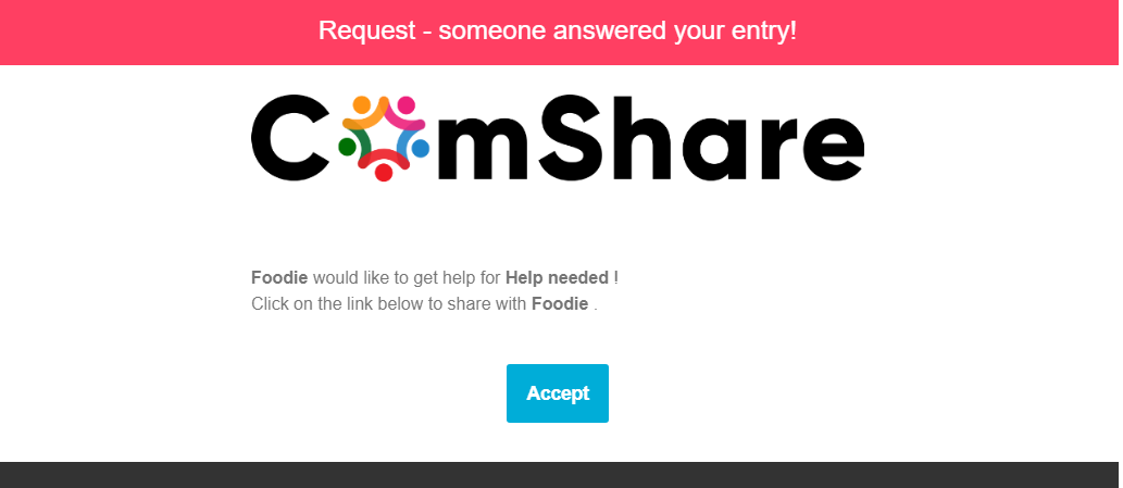 Job acceptance in the portal