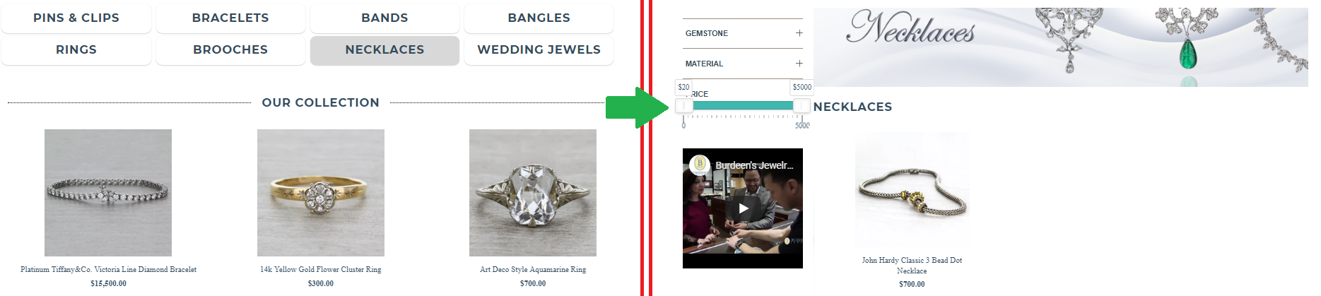 Assign products to collections while importing