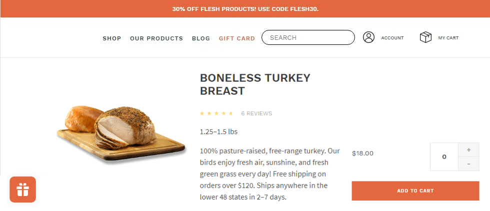 Creating Unique Design for the Product Pages