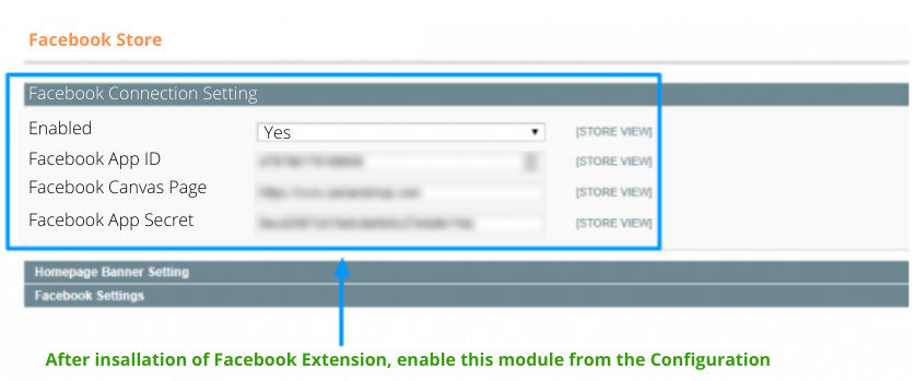Zestard Facebook Connection Setting