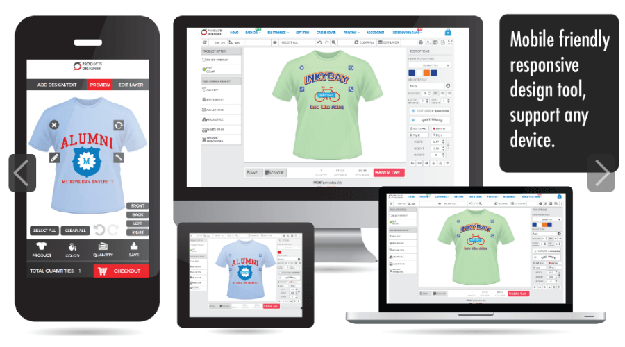 inkybay product customizer