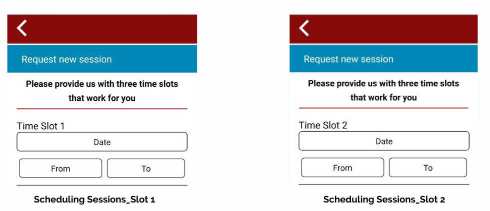 Scheduling Sessions