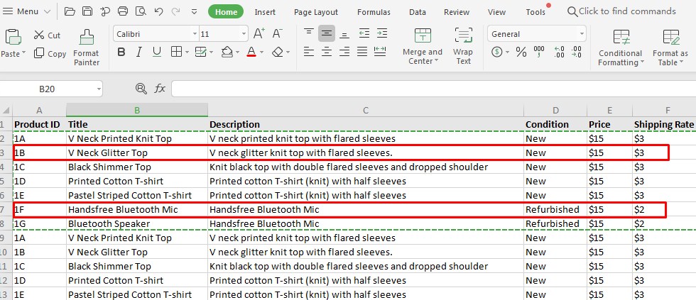 Creating Specific Shipping Rates According to Product Condition