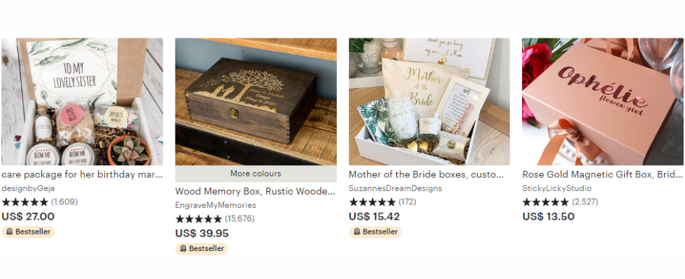 Etsy custom box