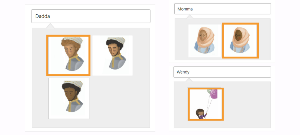 Adding avatar for other characters