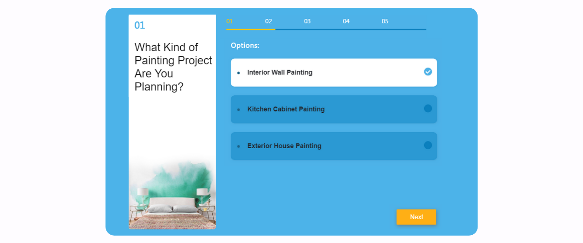 Step1_Selecting painting type