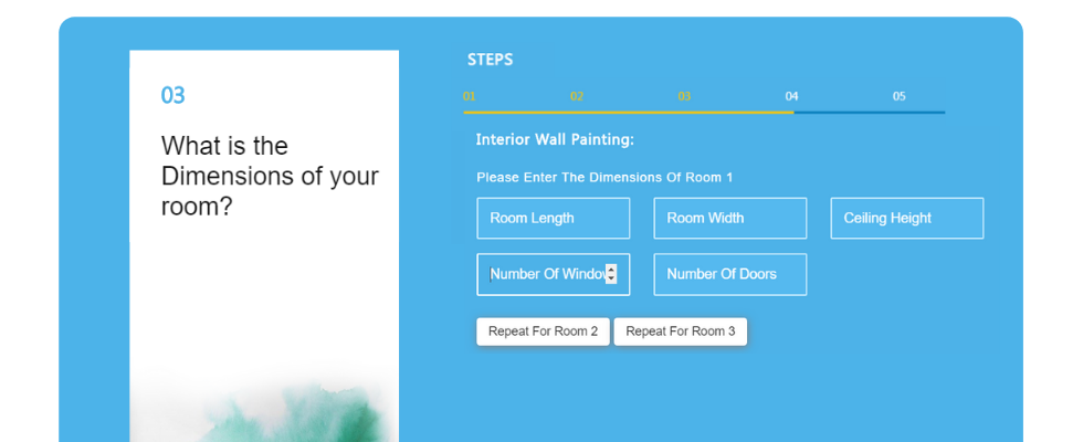Step3_Adding Dimensions to paint cost estimator