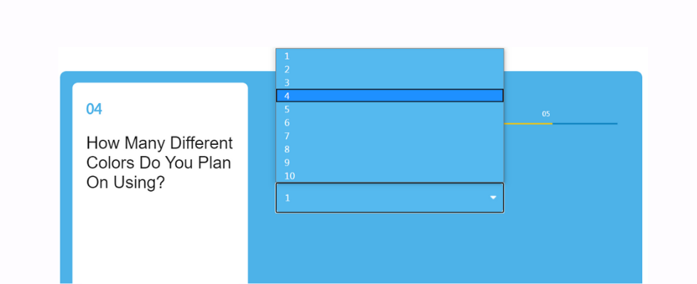 Step4_Adding Colors to Paint Cost Estimator