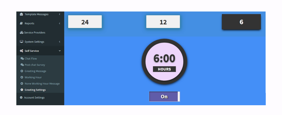 Scheduling Greeting messages