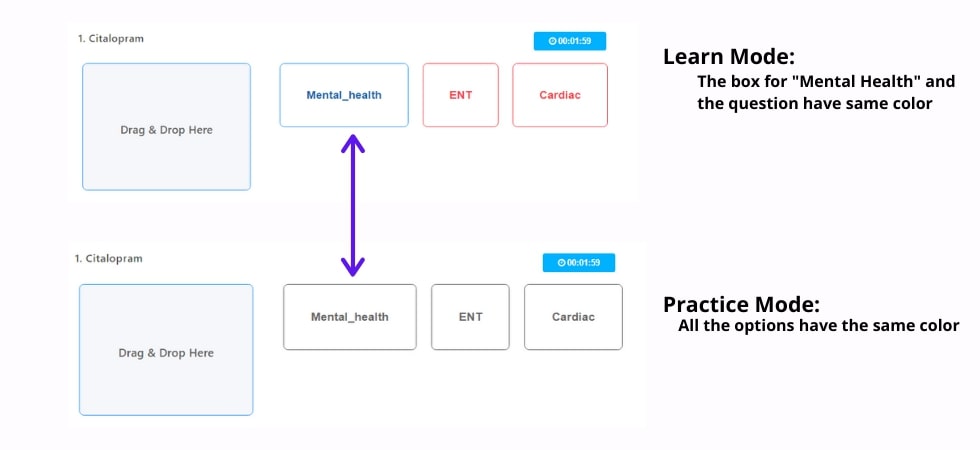 Study Modes in custom Laravel LMS
