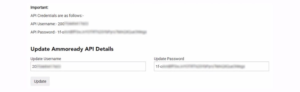 Updated AmmoReady API keys
