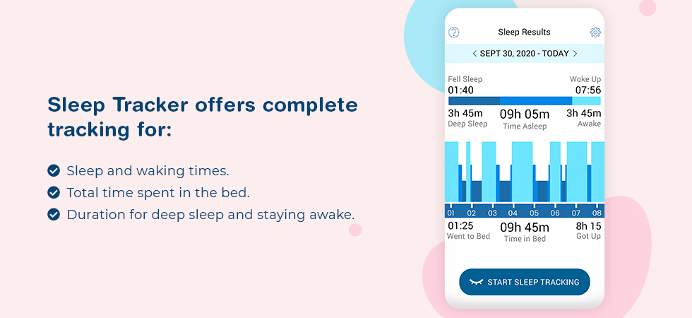 Sleep analytics in Sleep Tracker