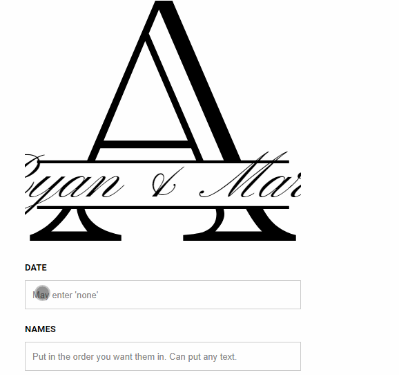 Custom Letter Design 