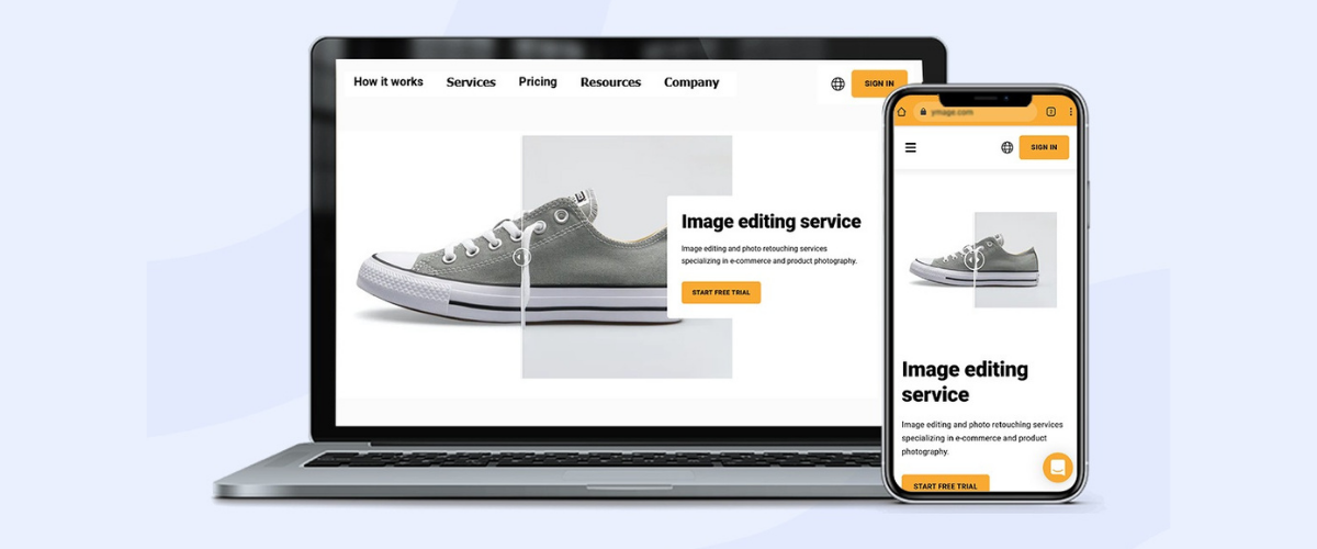 Responsive website design