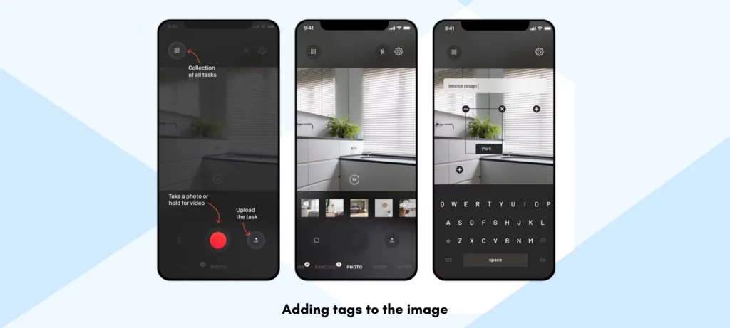 Adding tags to the image
