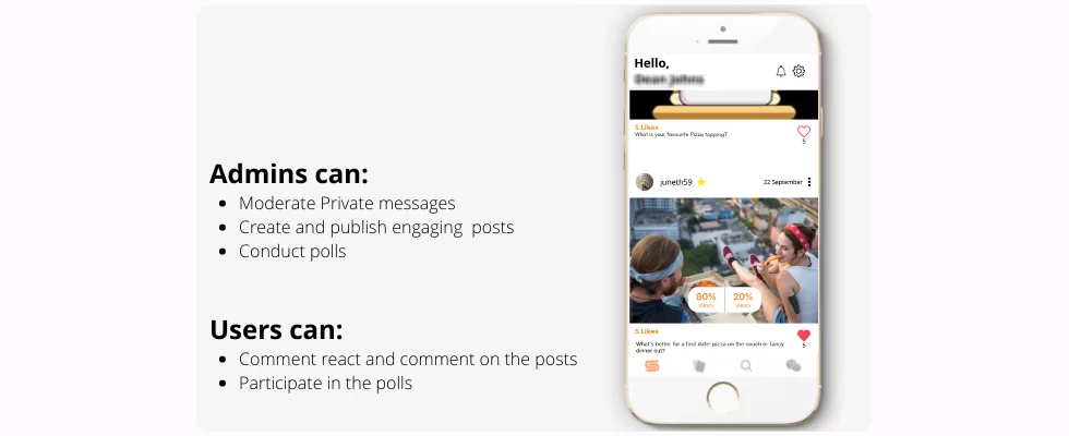 Social Media posting in iOS Dating App