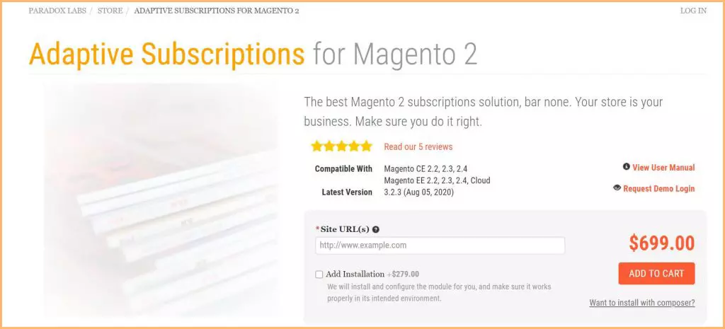 Adaptive Subscriptions by Paradoxlabs
